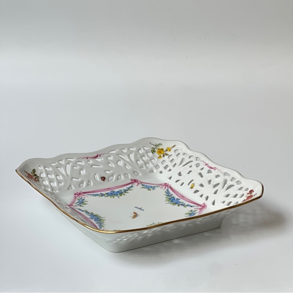 Oscar de la Renta Fine China UH 110 Antoinette West Germany reticulated bowl - Picture 3 of 11